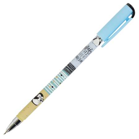Ручка масляная Lorex Stationery Slim Soft Illegally Cute Pinguin Синий LXOPSS-IC5
