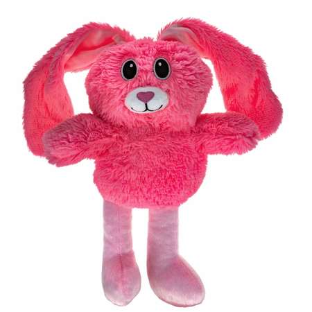 Мягкая игрушка 1TOY Заяц Потягун розовый 80см