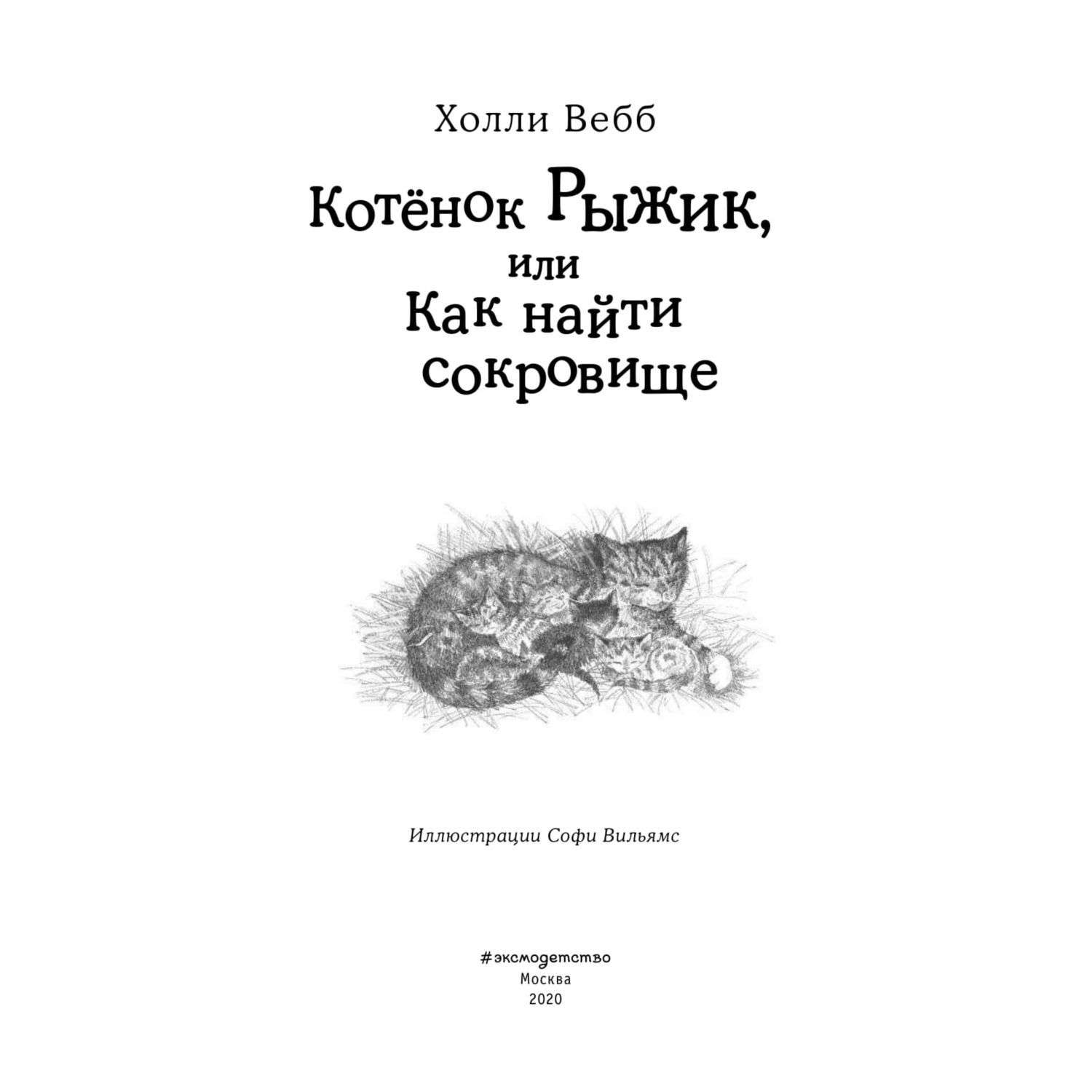 Книга Эксмо Котёнок Рыжик или Как найти сокровище - фото 4