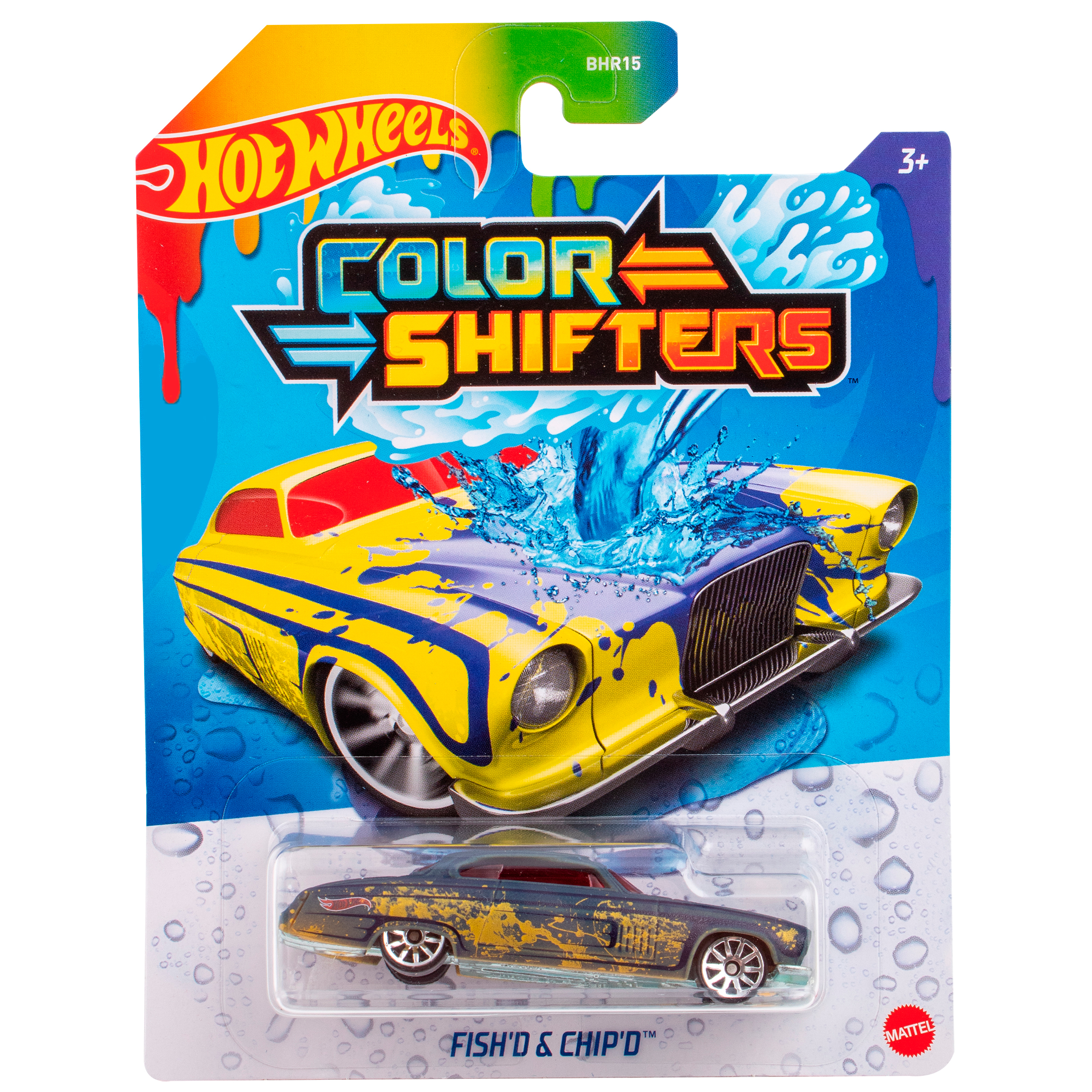 Автомобиль Hot Wheels меняющий цвет Fish and Chips BHR15(BHR31) - фото 4