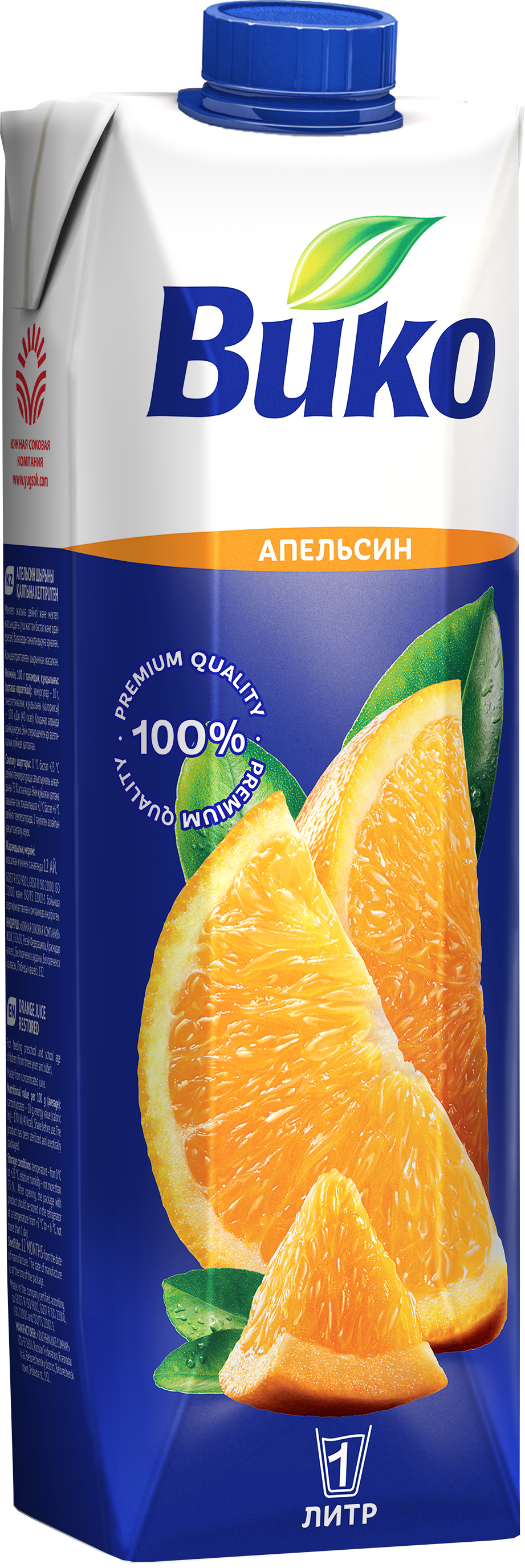 Сок ВИКО Апельсиновый без сахара 1 л х 6 шт. - фото 4