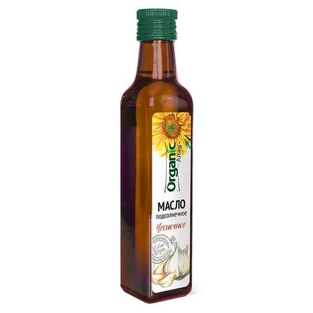 Масло Organic Altay подсолнечное чесночное 0.25л