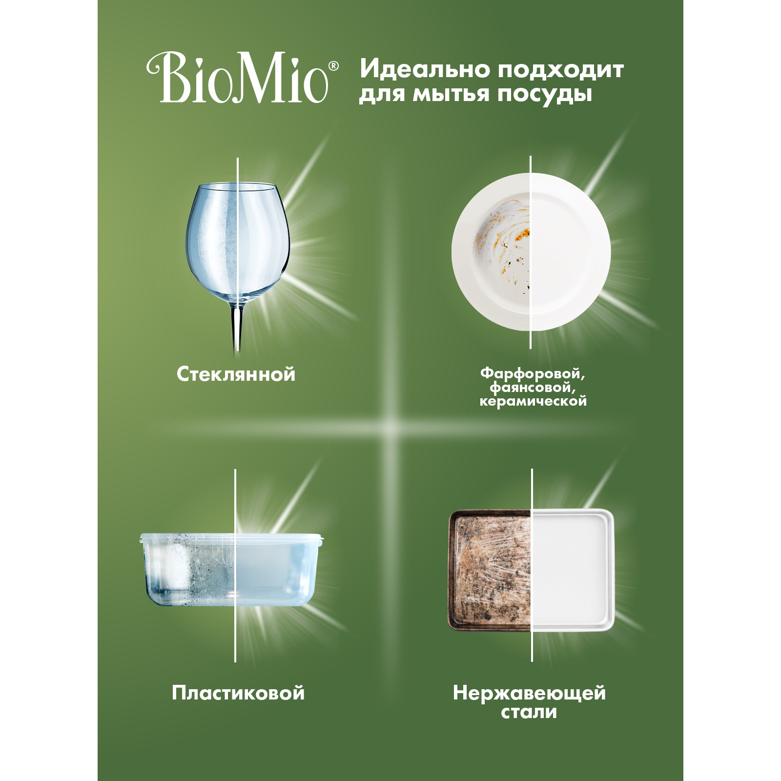 Ополаскиватель для посудомоечной машины BioMio Bio-Rinse 750мл - фото 3