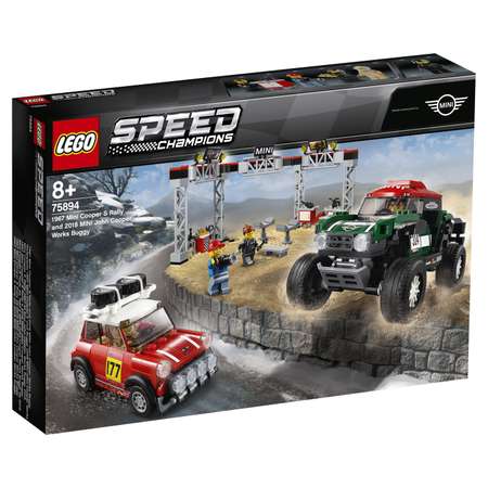 Конструктор LEGO Speed Champions Автомобили 1967 Mini Cooper S Rally+2018 Mini Cooper 75894