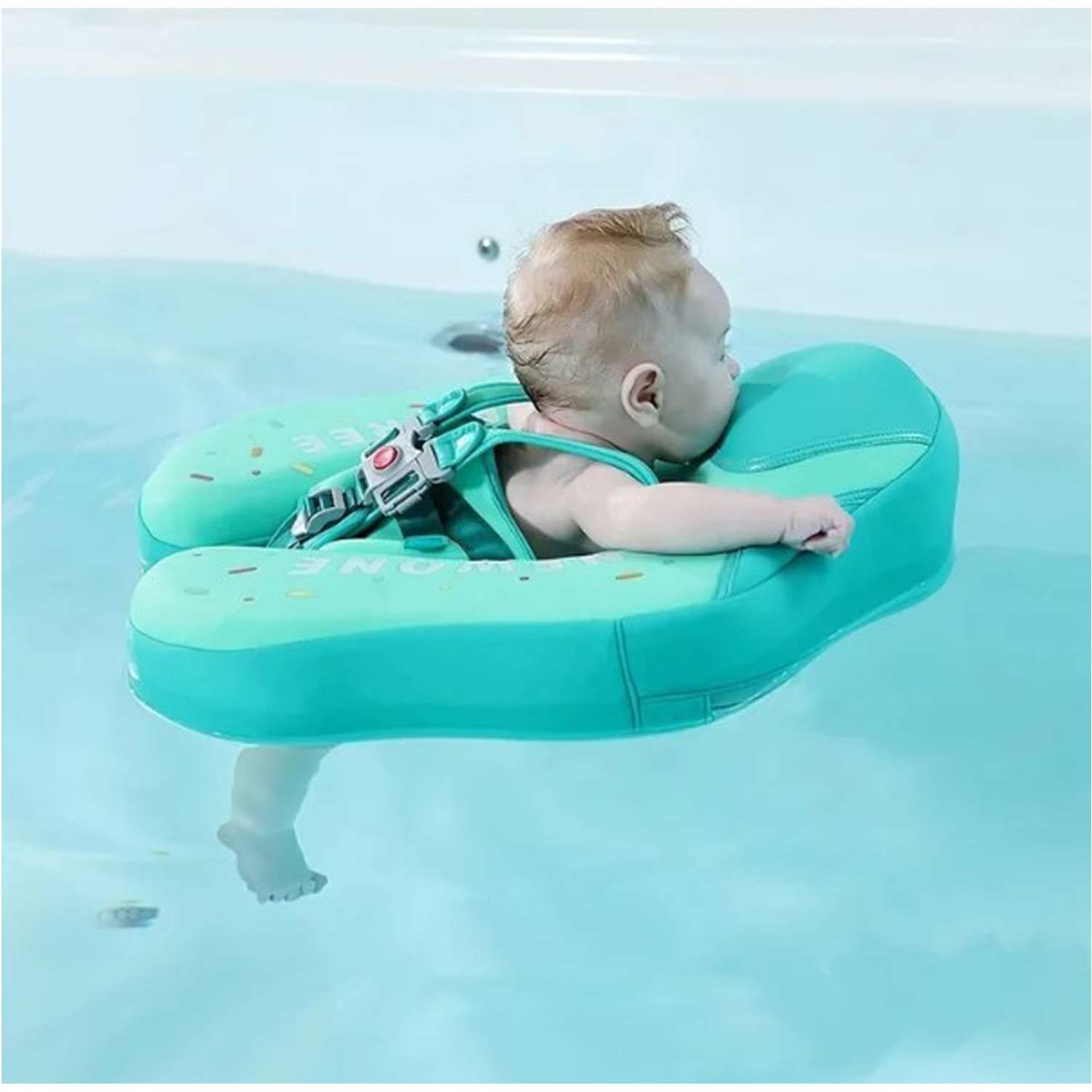 Круг для плавания детский Newone с трусами и навесом 3-24 месяца. Ненадувной круг для плавания для малышей - фото 9