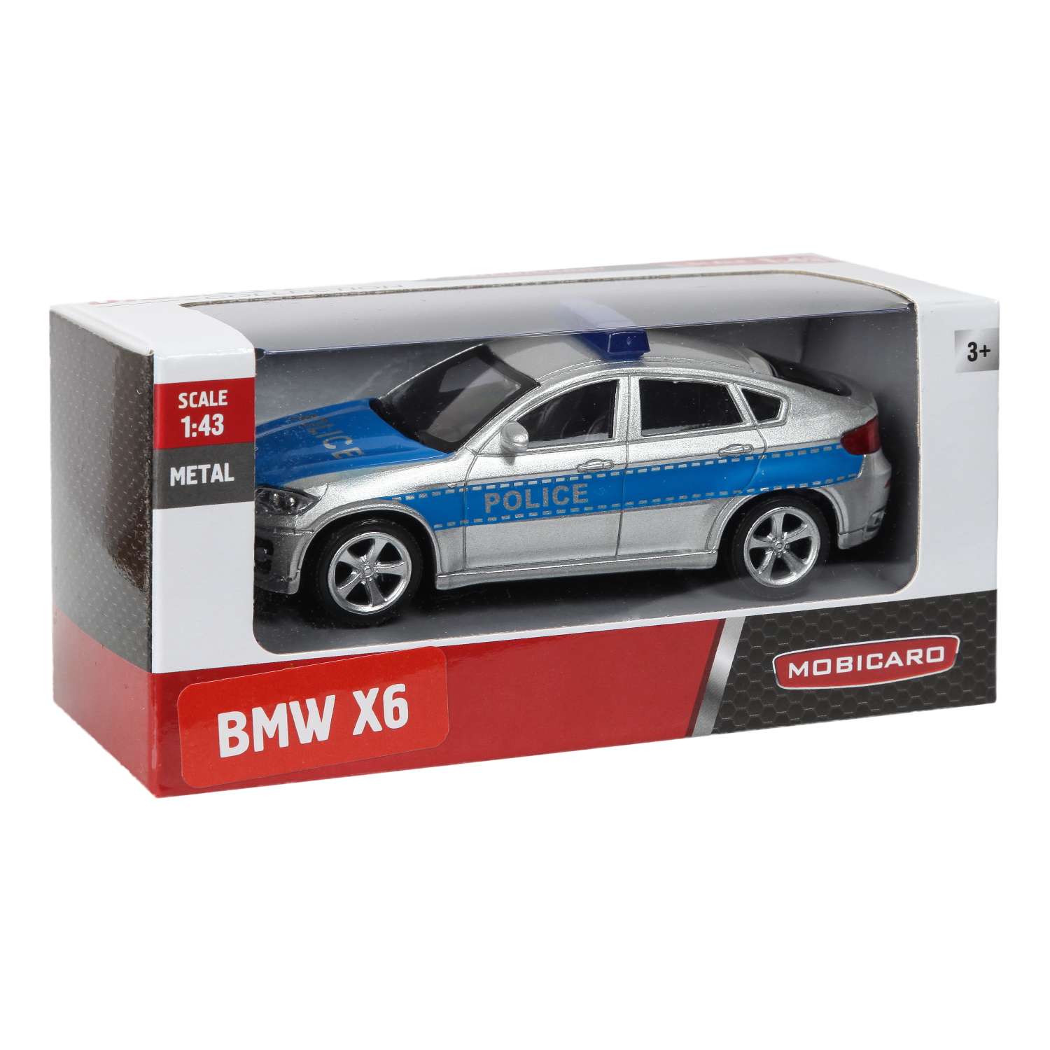 Машинка Mobicaro 1:43 BMW X6 444002DEP - фото 2