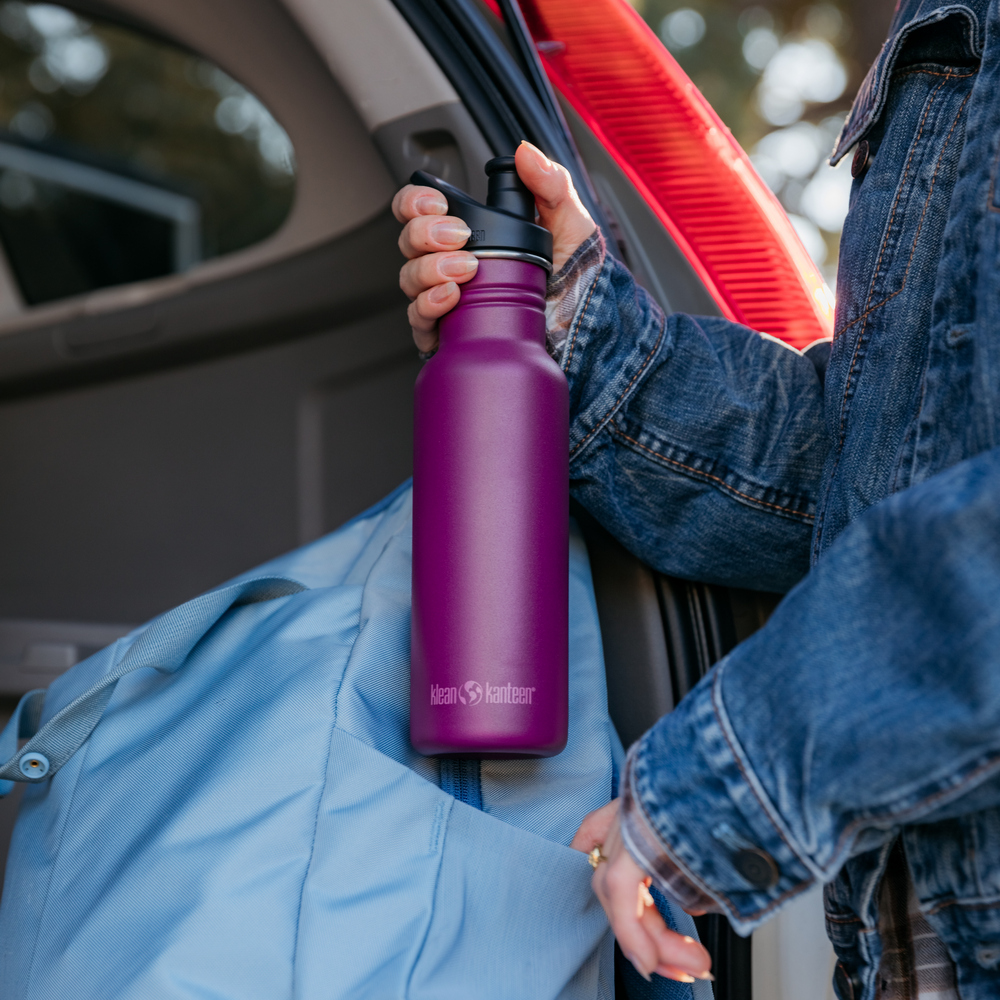 Бутылка Klean Kanteen Classic Narrow Sport 18oz (532 мл) Purple Potion - фото 4