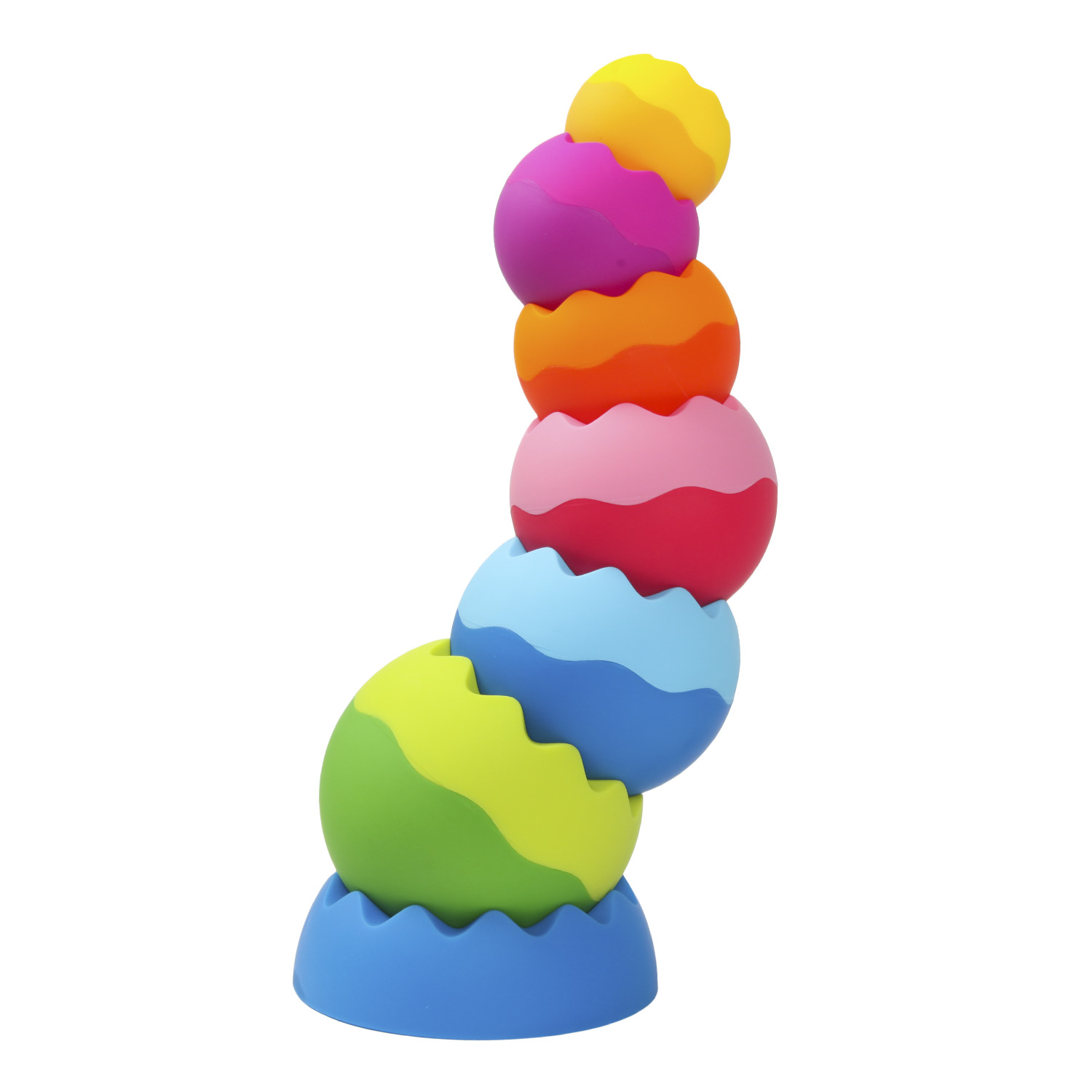 Пирамидка Fat Brain Toy 7деталей Разноцветный F070ML - фото 2
