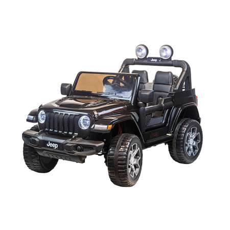 Электромобиль TOYLAND Джип Jeep Rubicon 4x4 чёрный