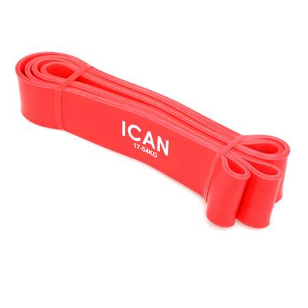 Эспандер ICAN EI-101 ленточный 17-54 кг 208х4.4 см красный