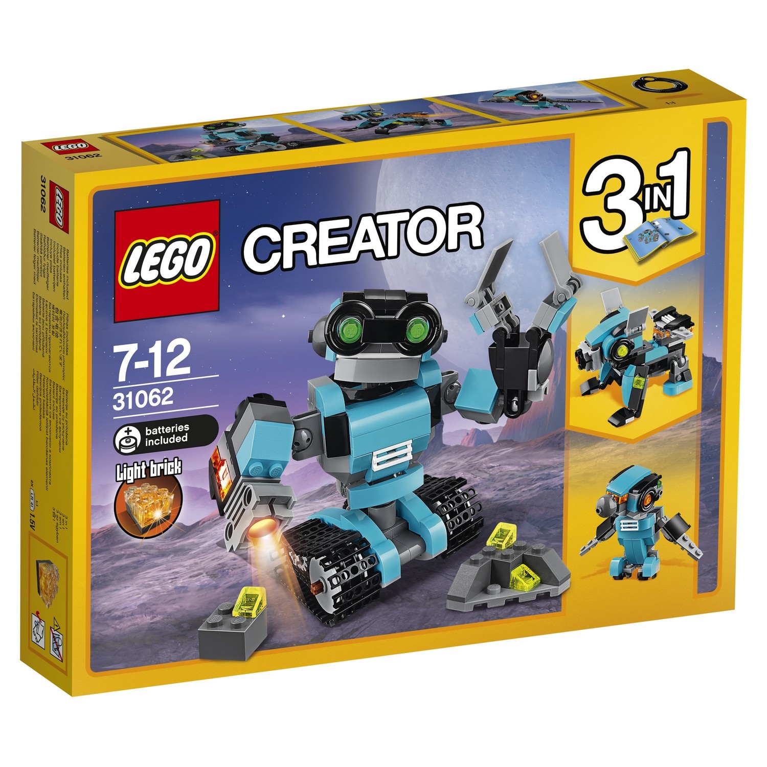 Lego creator robo explorer 31062 on sale