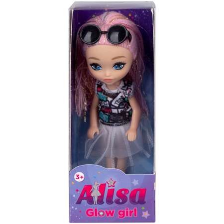 Кукла мини 1TOY Alisa glow girl