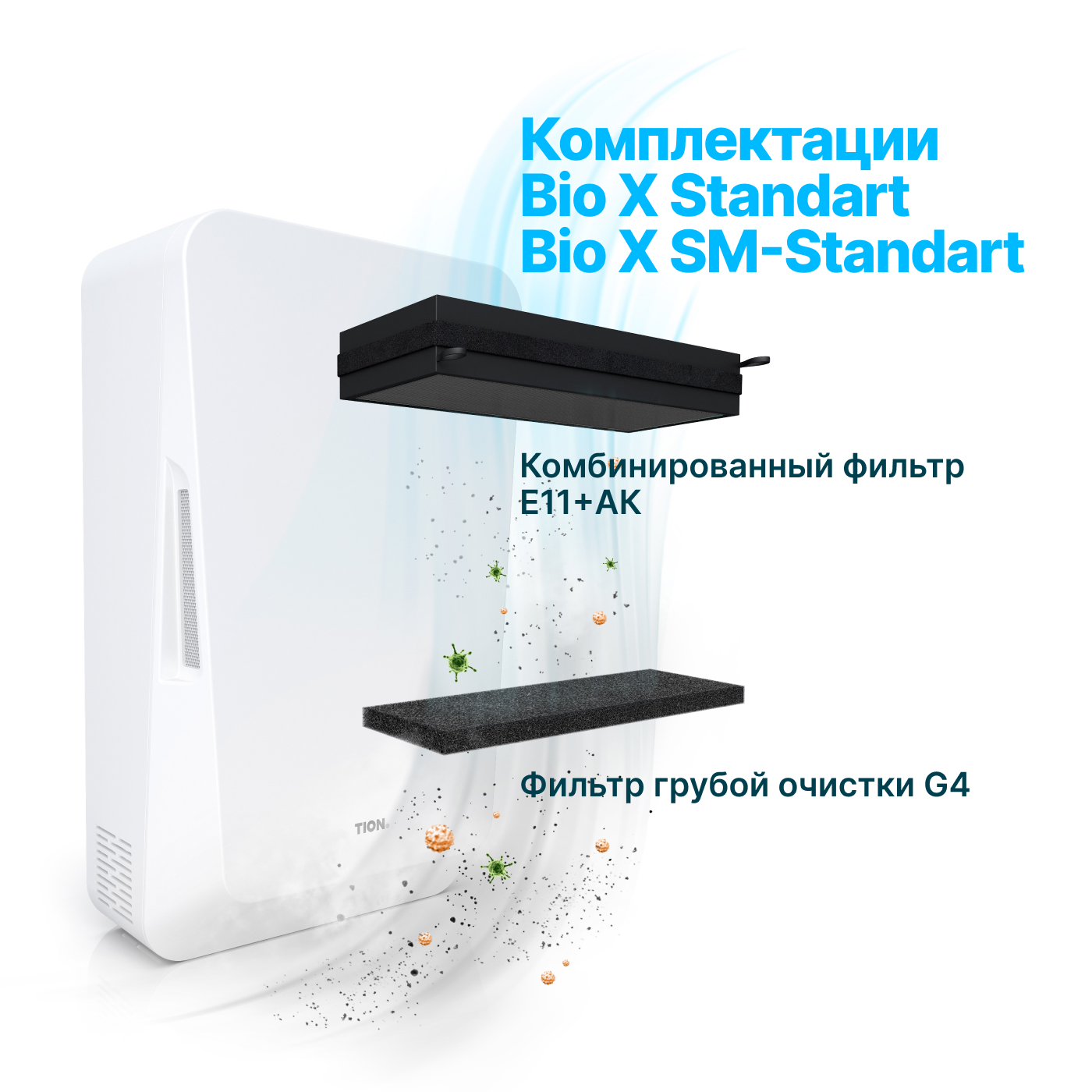 Бризер TION Система приточной вентиляции Bio-X Standard - фото 7