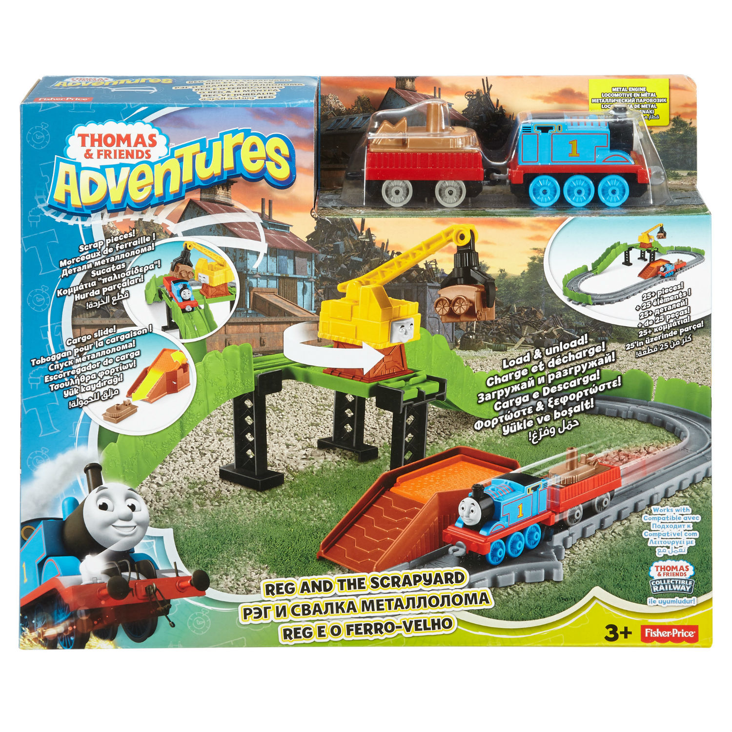 Поезд Thomas and Friends без механизмов FBC58 - фото 9