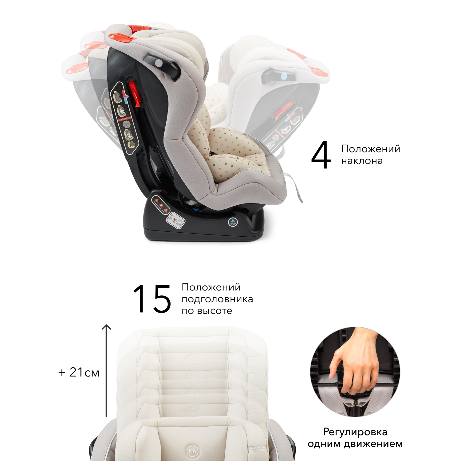 Автокресло Happy Baby Passenger V2 0-25 кг - фото 10