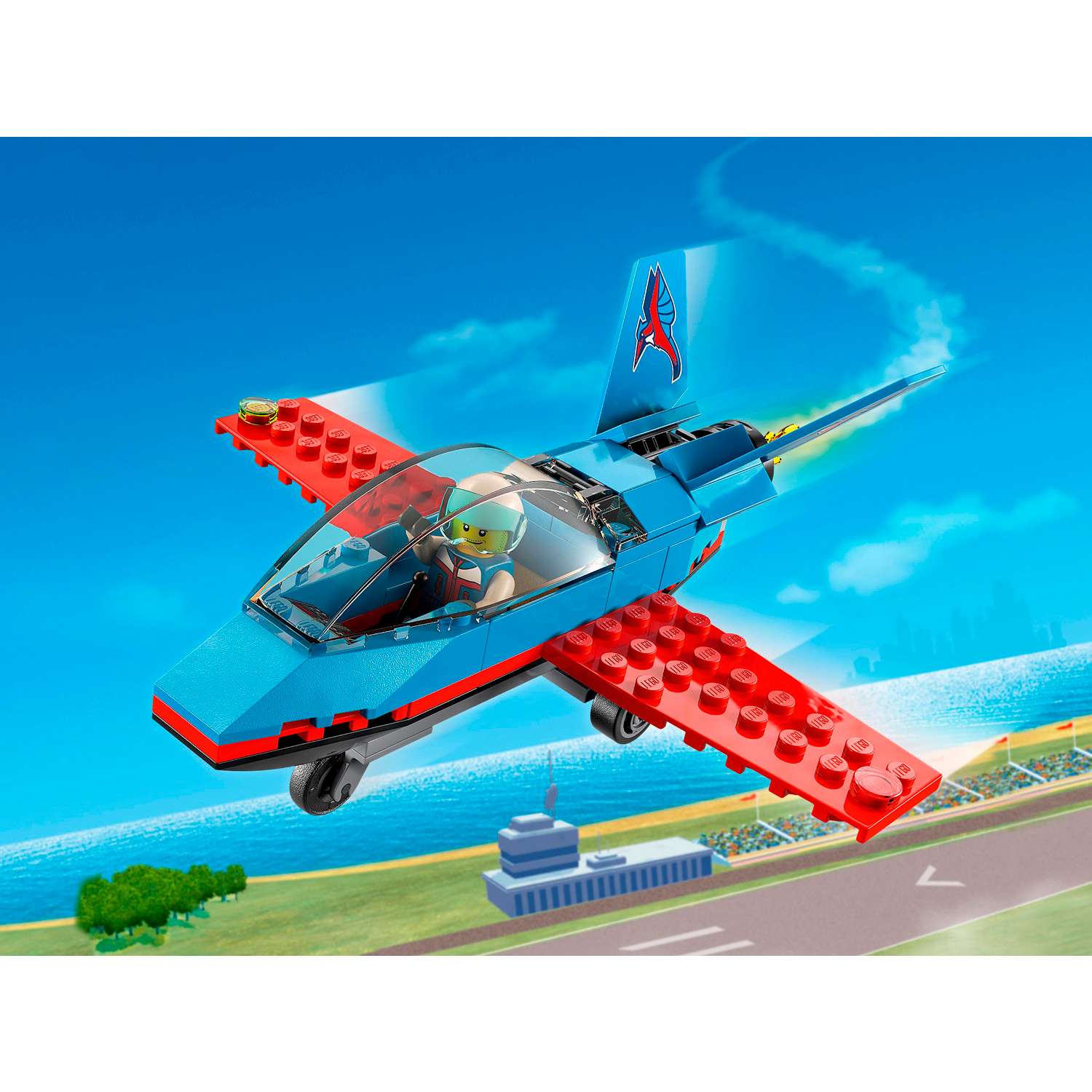 Конструктор детский LEGO City Трюковый самолёт 60323 - фото 14