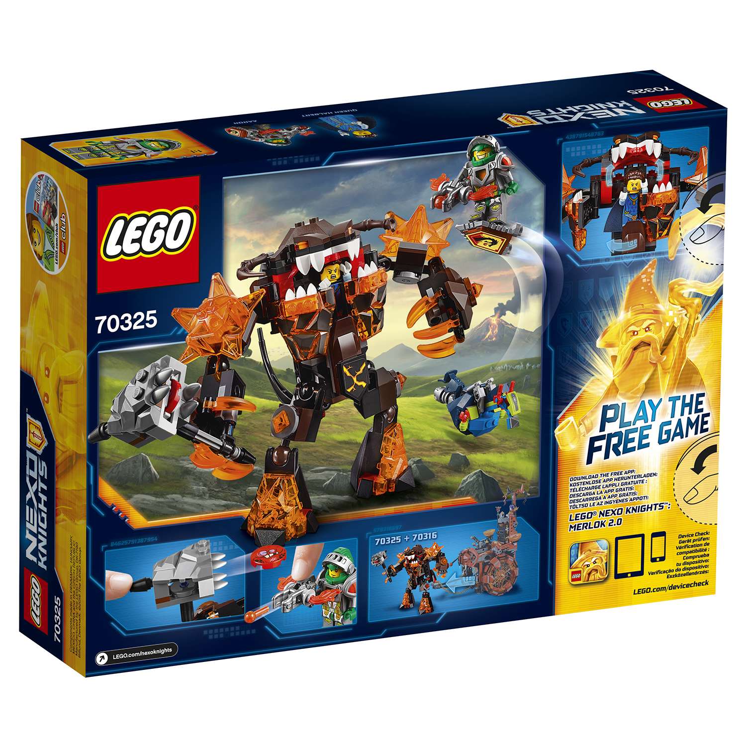 Конструктор LEGO Nexo Knights Инфернокс похищает королеву (70325) - фото 3