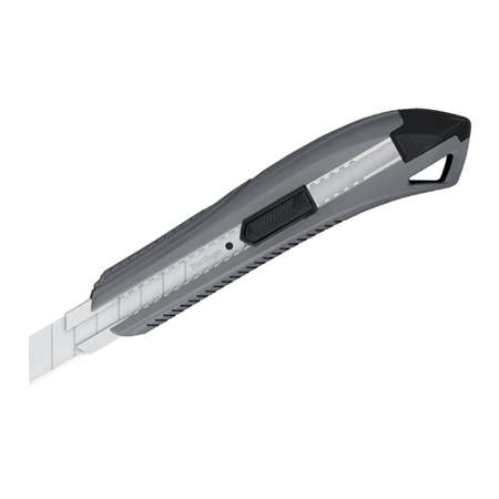 Нож канцелярский Berlingo Razzor 18 мм 200 auto-lock серый европодвес