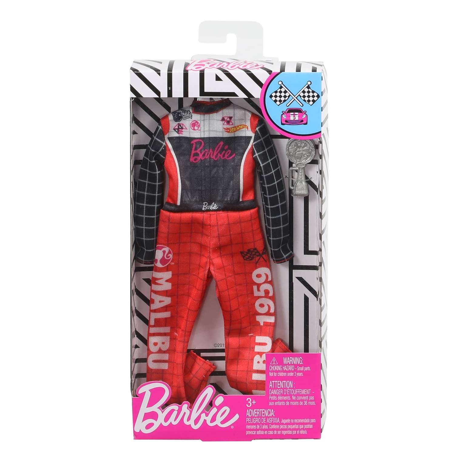 Одежда для куклы Barbie Кем быть Гонщик GHX38 FND49 - фото 2