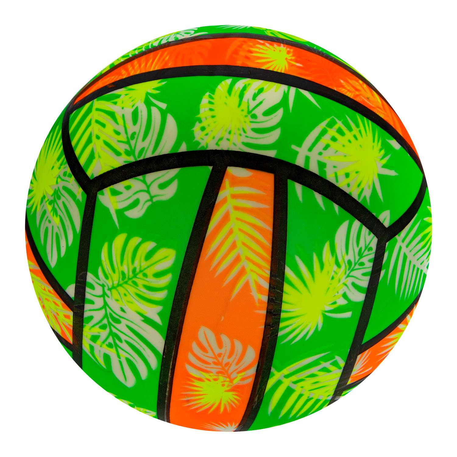 Мяч детский 23 см 1TOY принт волейбол резиновый надувной - фото 1