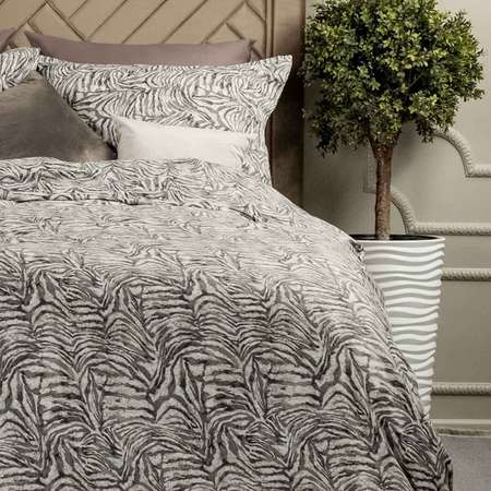 Постельное белье Arya Home Collection Евро 200x220 Alamode Exotic комплект сатин наволочки 4 шт. 50х70 70х70