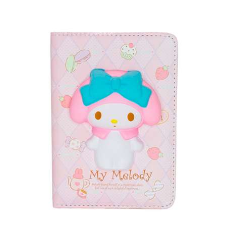 Блокнот со сквишем Михи-Михи со сквишем Кролик My Melody формат А6 розовый