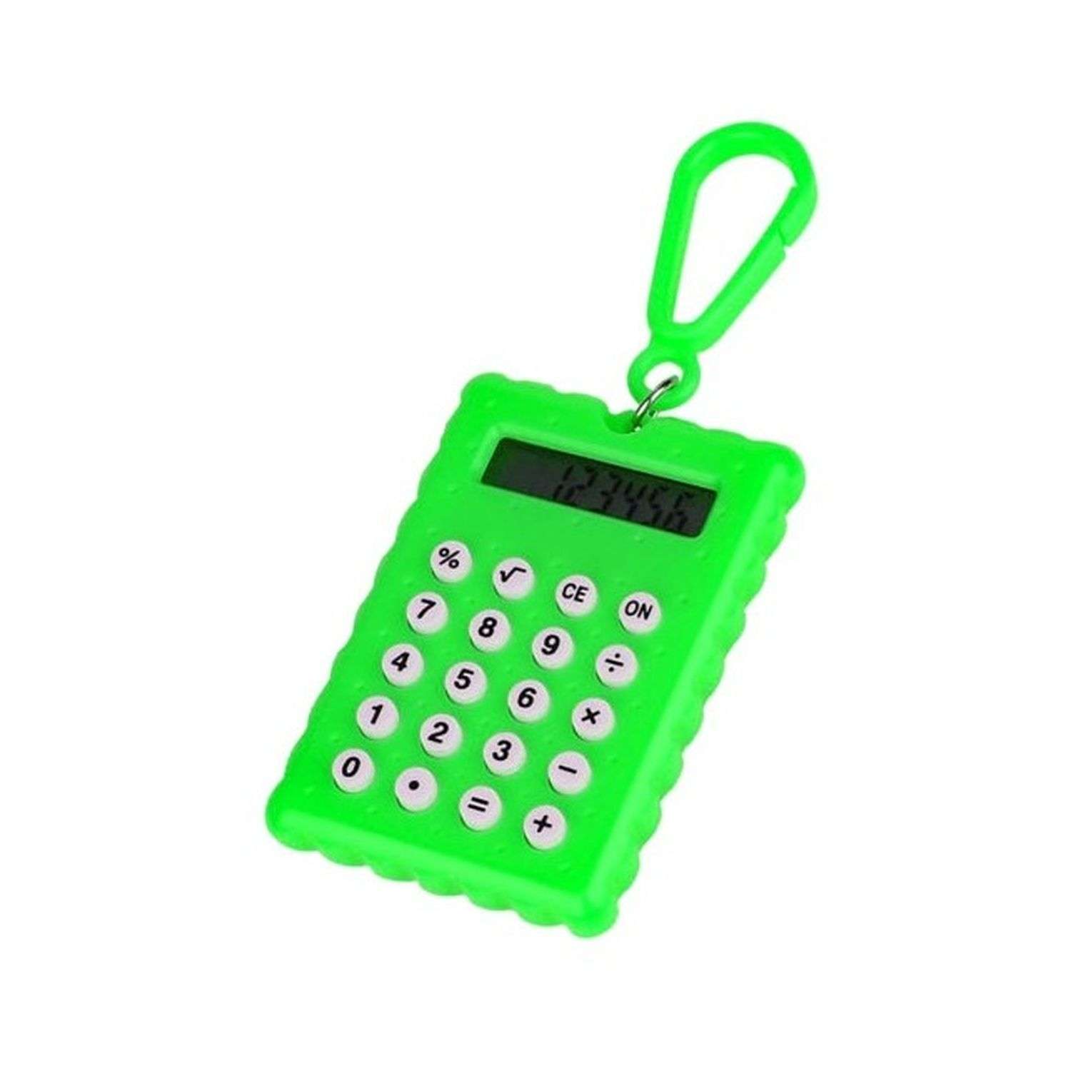 Брелок-калькулятор Uniglodis Печенька зеленый - фото 1