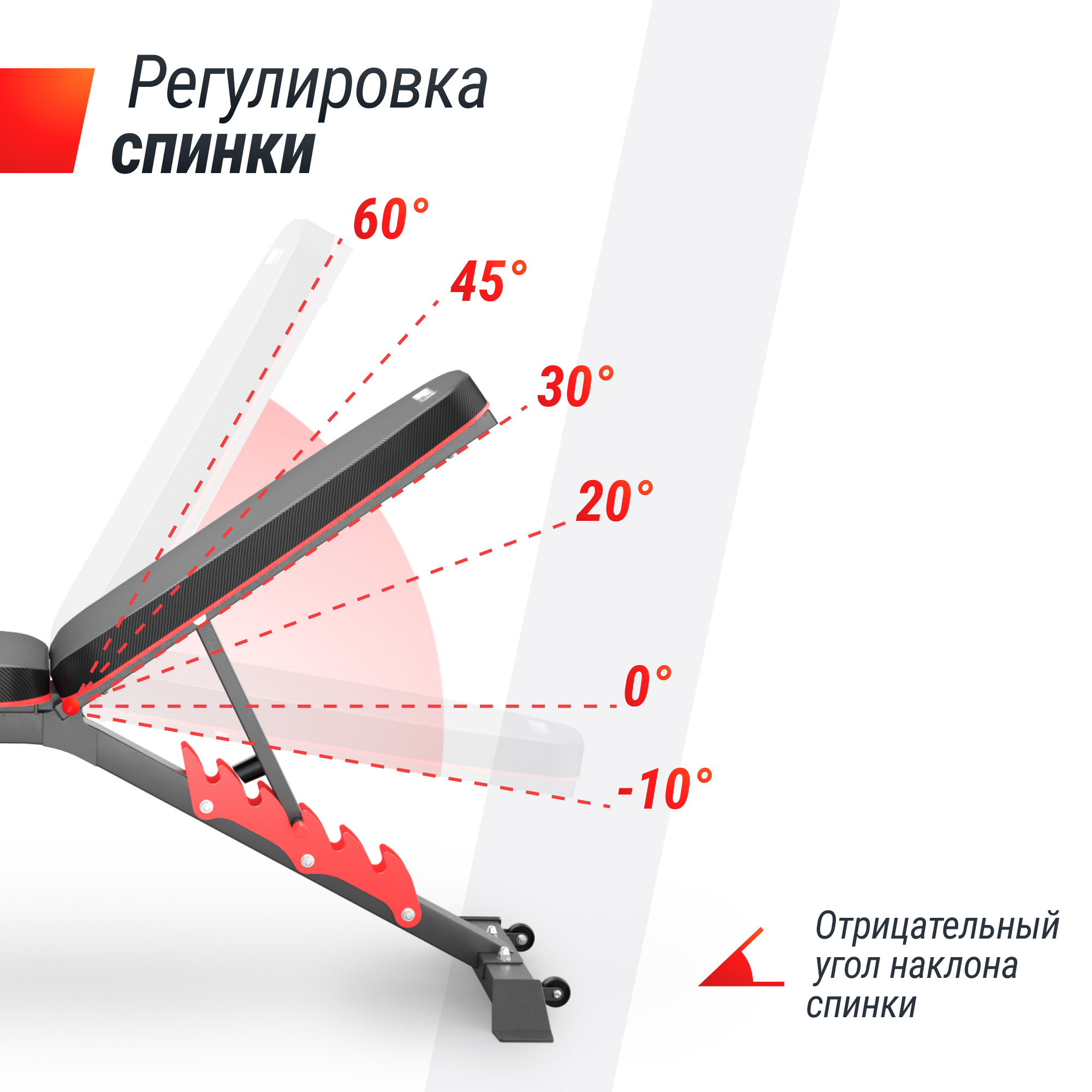 Скамья силовая универсальная UNIX Fit Bench 160 - фото 6