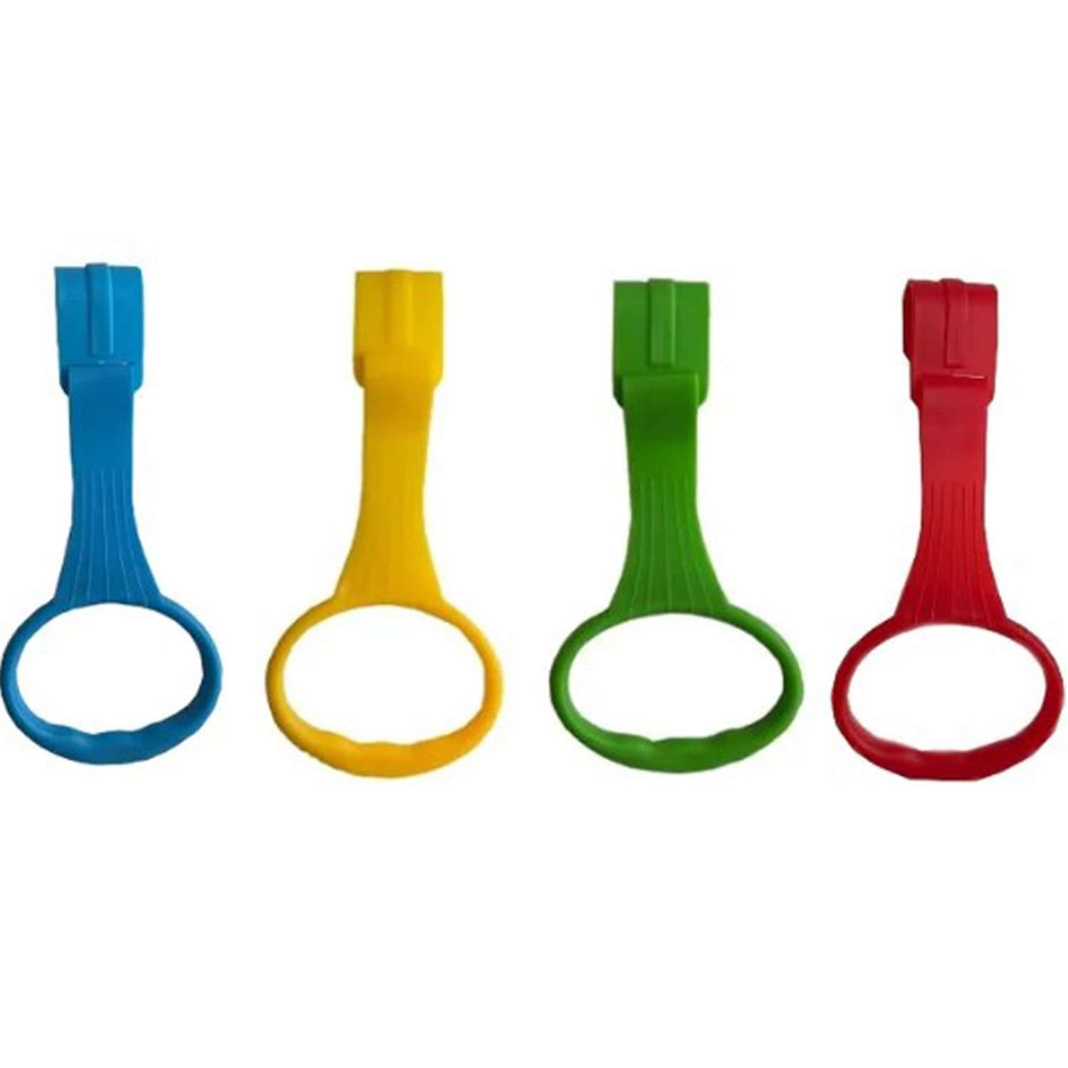 Пластиковые кольца Floopsi для манежа или барьера подвесные 2 шт kolso-4pc-blue+green+red+yellow - фото 2