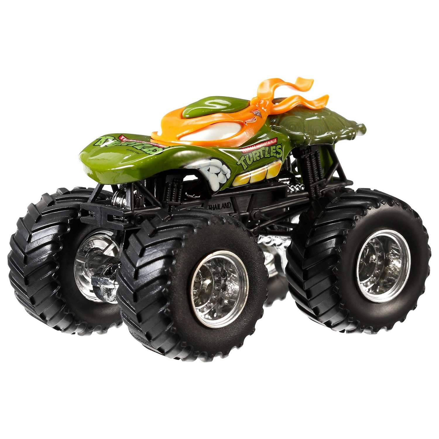 Машина Hot Wheels Hot Wheels Monster Jam 1:64 Черепаха W4196 21572 - фото 1