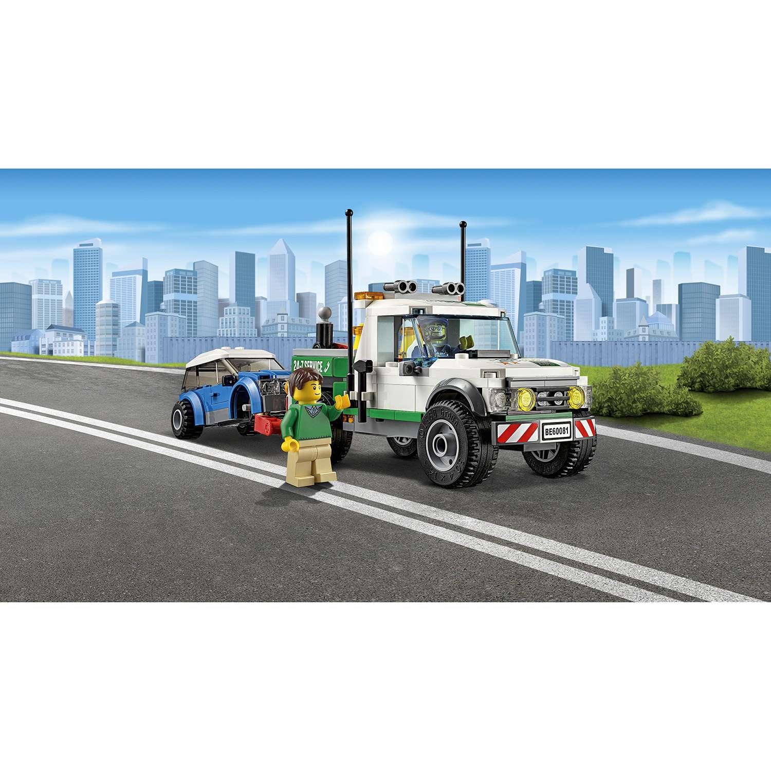 Конструктор LEGO City Great Vehicles Буксировщик автомобилей (60081) - фото 6