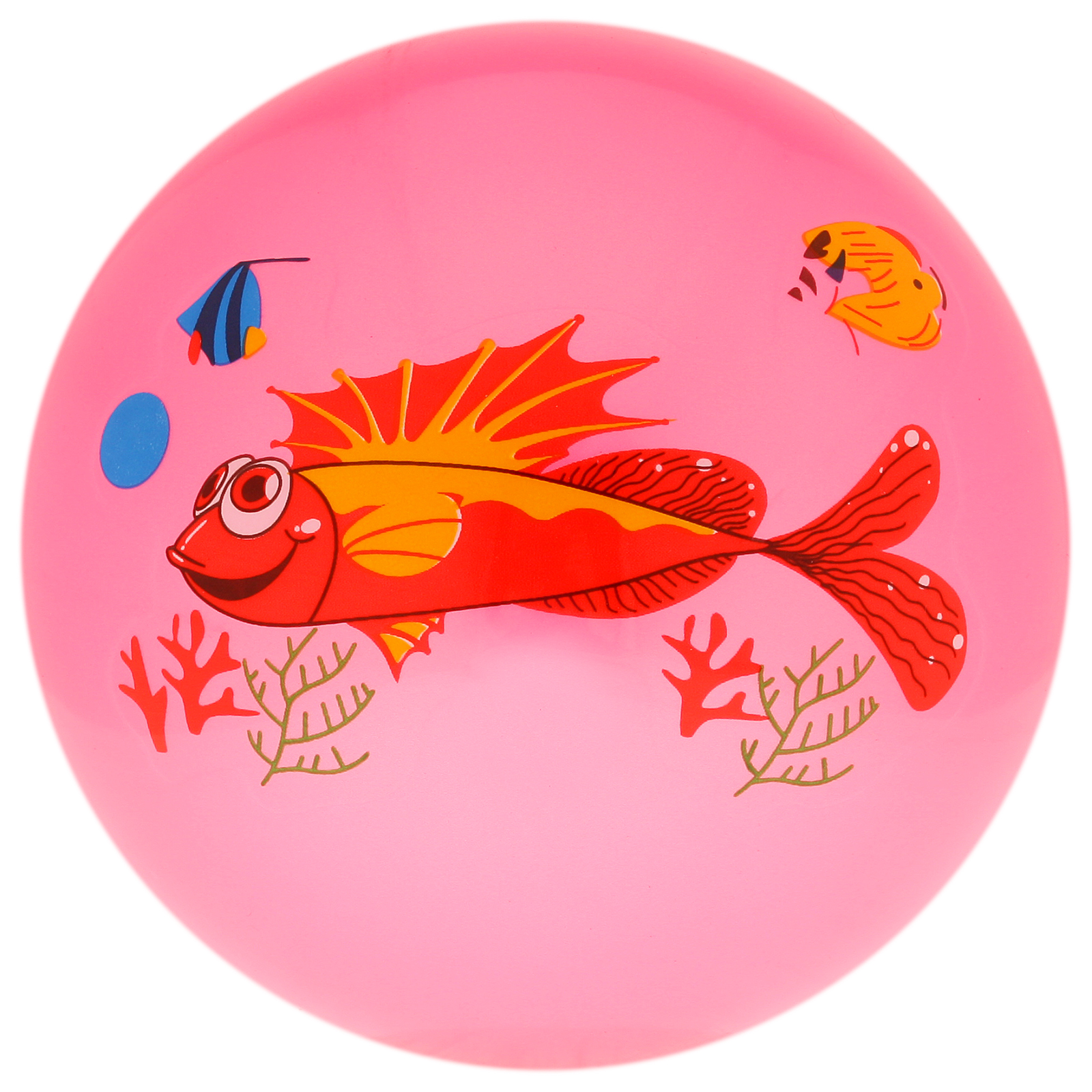Мяч Zabiaka детский «Дельфинчики». d=25 см. 60 г. цвет розовый. принт - фото 9