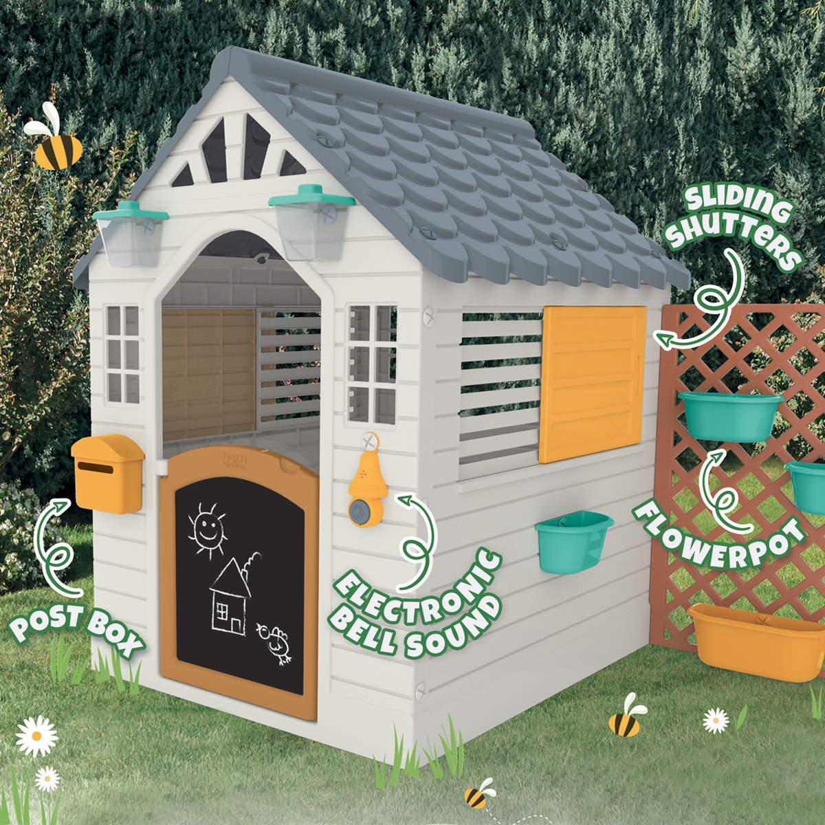 Домик игровой DOLU Garden Play house купить по цене 15351 ₽ в  интернет-магазине Детский мир