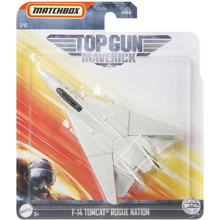Игрушка Matchbox Top Gun Транспорт воздушный Грумман F-14 Томкэт Бродяга GVW37