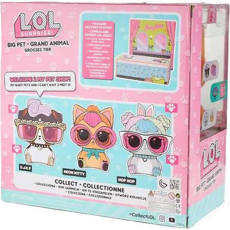 Игровой набор с куклой L.O.L. Surprise! Big Pets Neon Kitty 577720