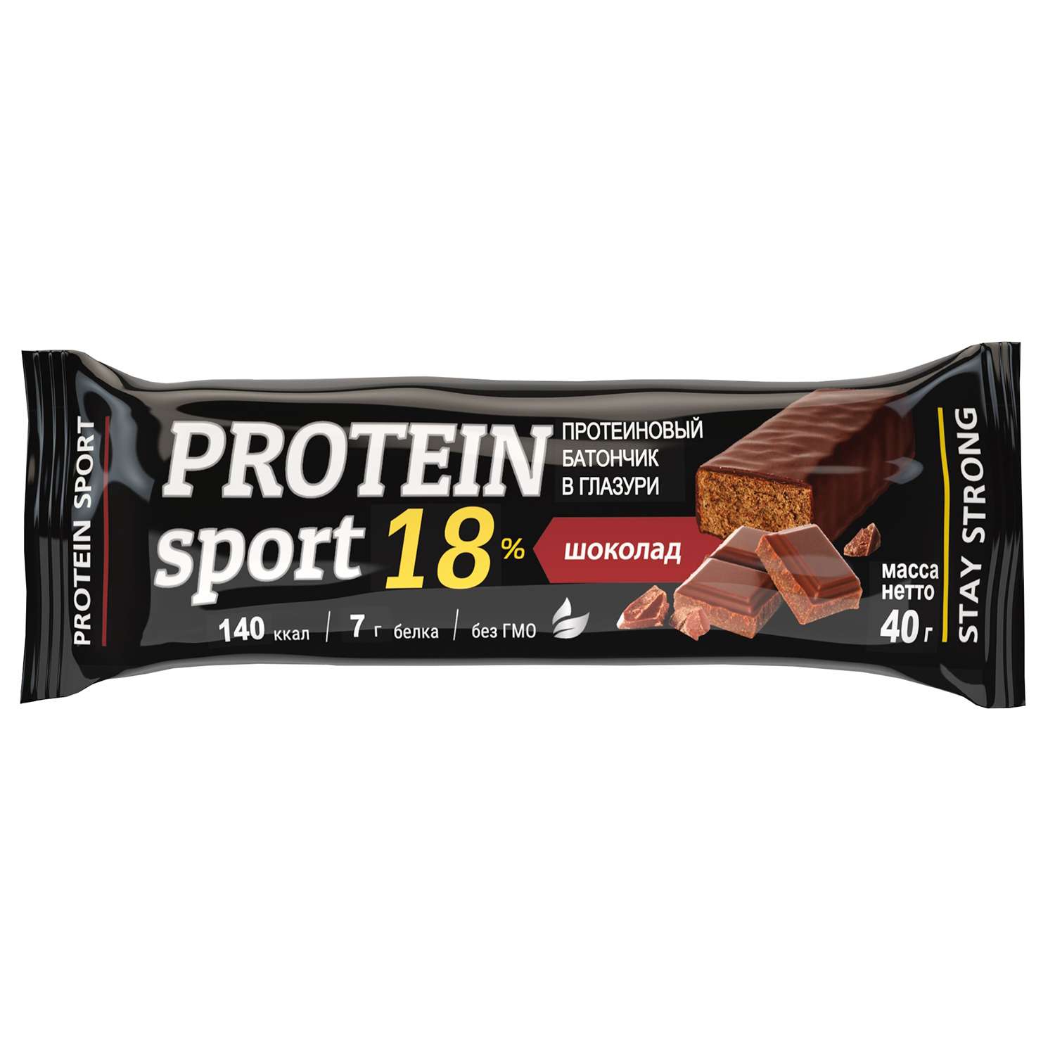 Батончик Effort Sport протеиновый шоколад 40г - фото 1