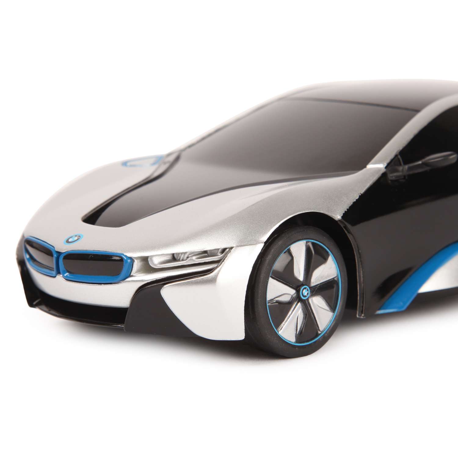 Машина Rastar РУ 1:24 BMW I8 Серебряная 48400 - фото 6