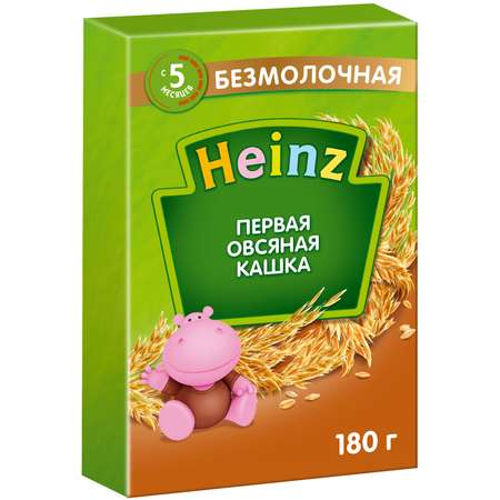Каша Heinz безмолочная Первая овсянка-пребиотик 180г с 5месяцев