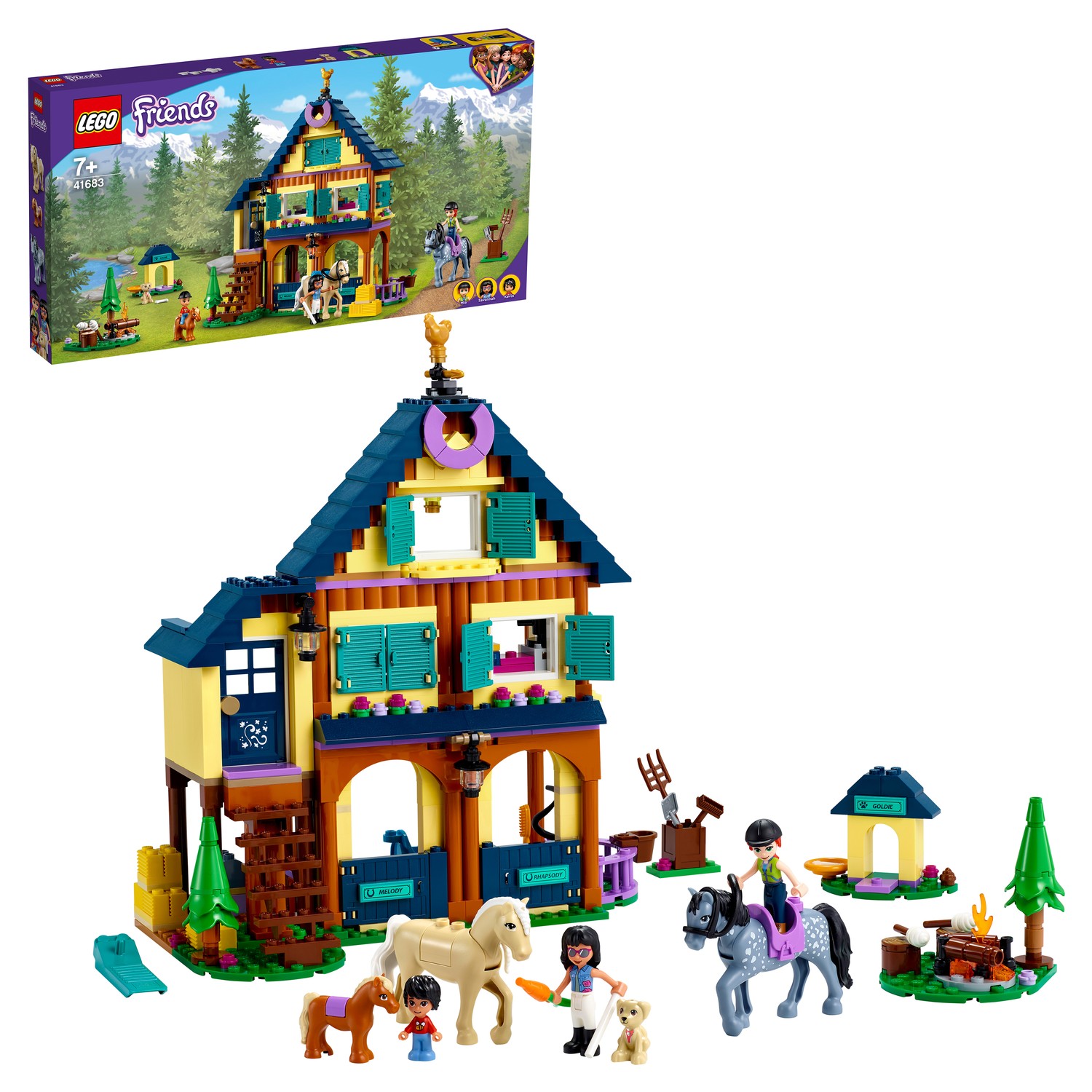 Конструктор LEGO Friends Лесной клуб верховой езды 41683 - фото 1