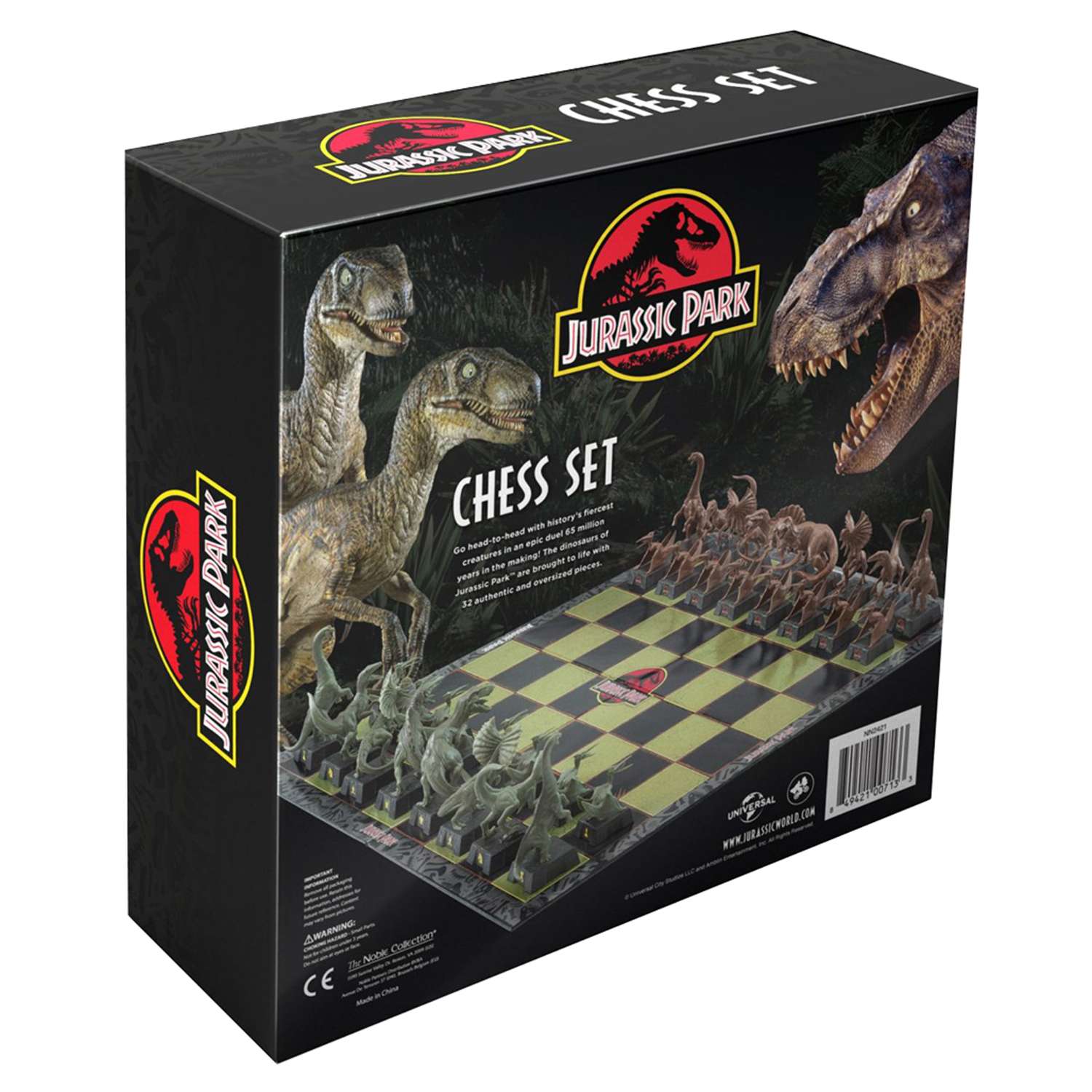 Шахматы Jurassic Park Парк юрского периода 47x47 см - фото 5
