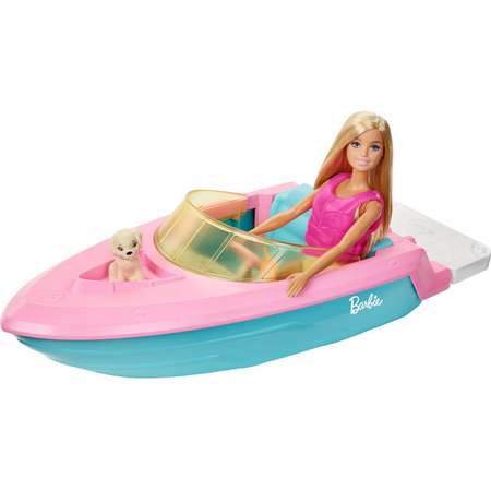 Кукла Barbie и лодка GRG30