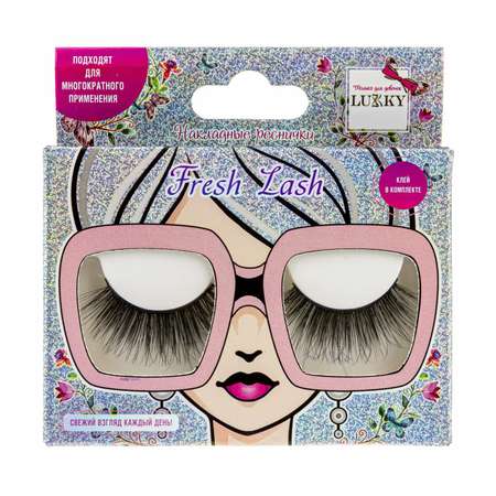 Аксессуар для карнавала Lukky Fresh Lash ресницы накладные BABY DOLL клей в комплекте