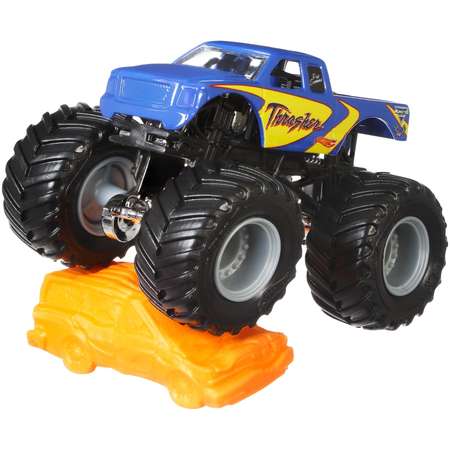 Машина Hot Wheels Monster Jam 1:64 Flashback Молотильщик FLW93