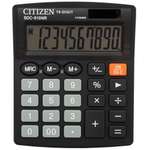 Калькулятор Citizen настольный компактный бухгалтерский SDC-810NR 10 разр. черный