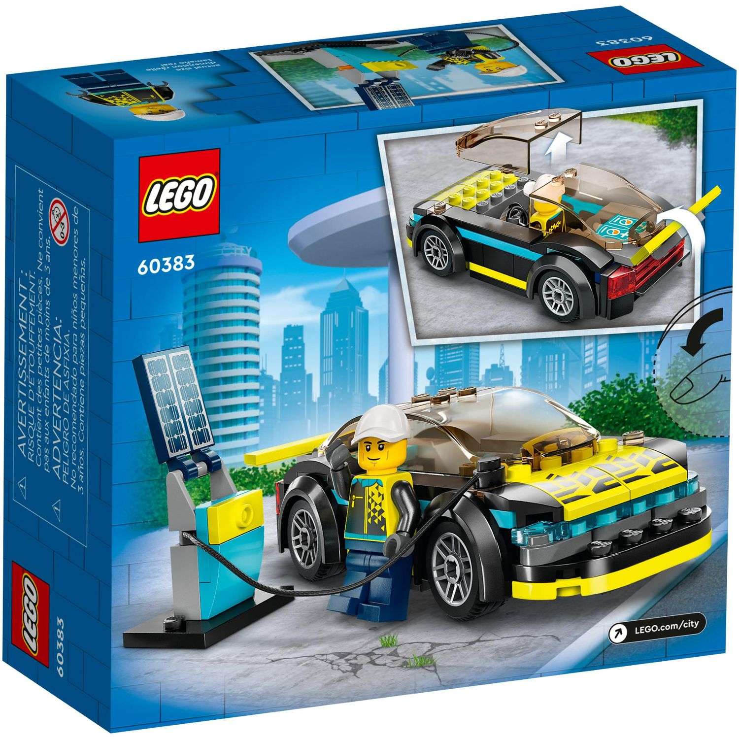 Конструктор LEGO City Электрический спорткар 60383 - фото 6