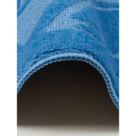 Коврик для ванной и туалета Confetti 60х100 см противоскользящий blue