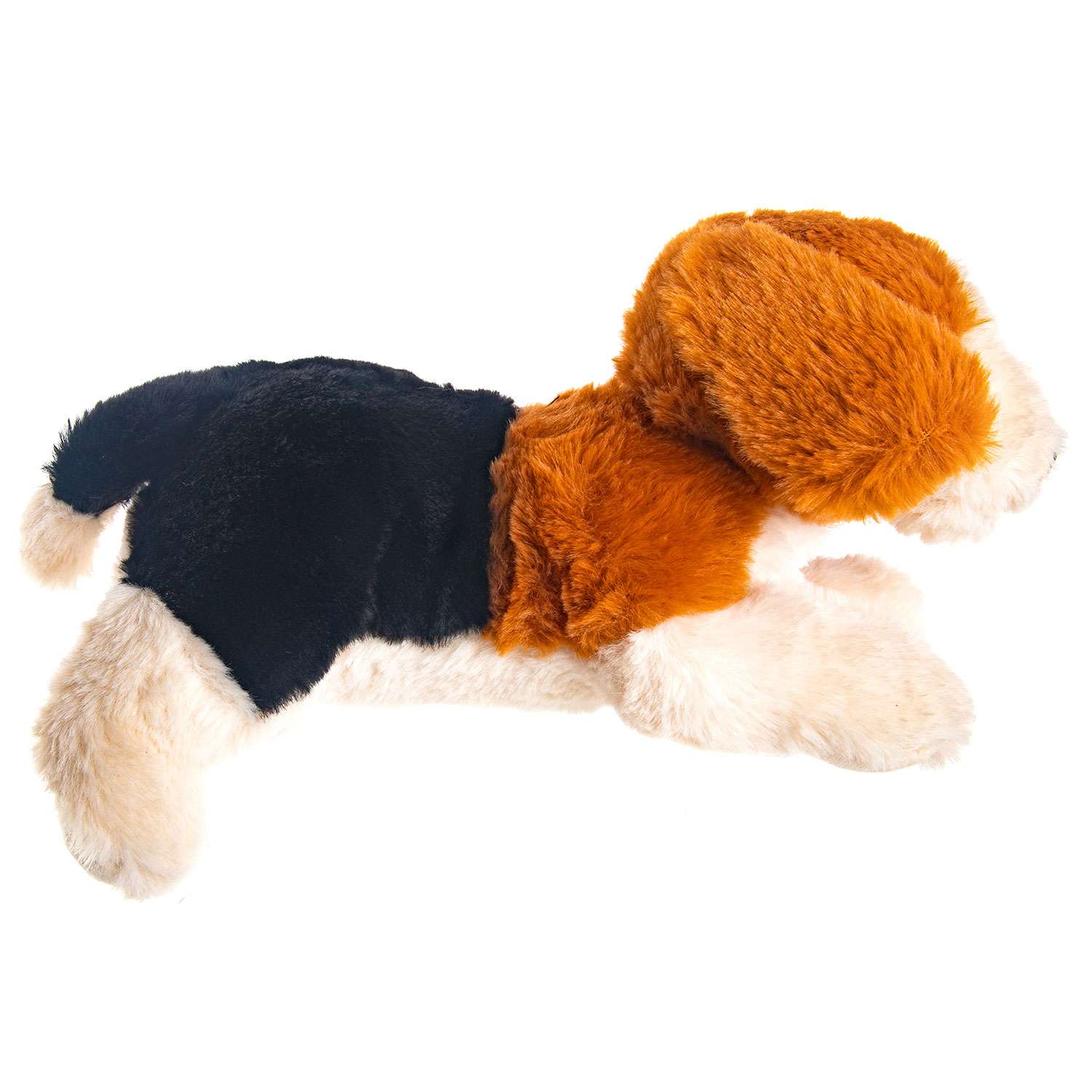 Мягкая игрушка BUTTON BLUE Собачка лежачая трехцветная 28 см - фото 5