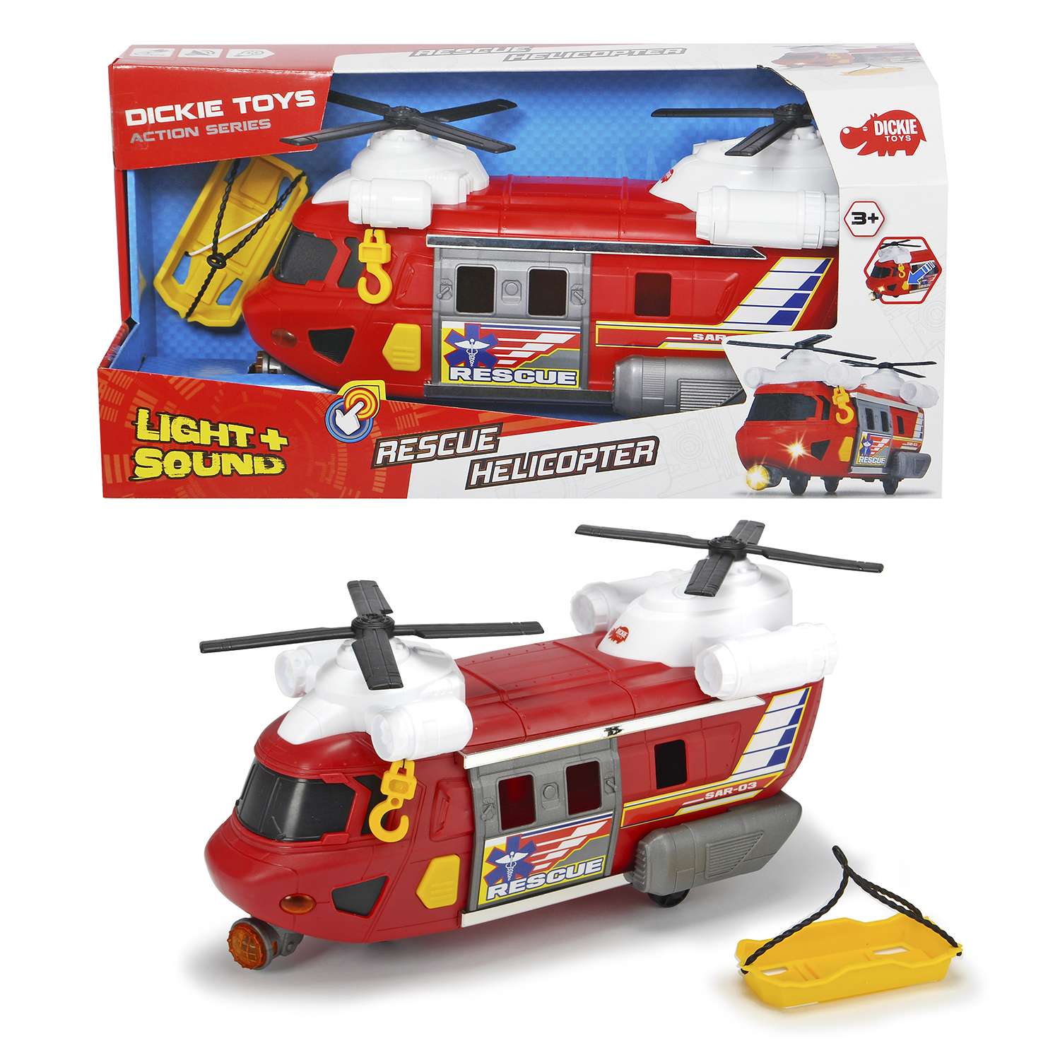 Вертолет Dickie спасательный двухвинтовой 3306009 3306009 - фото 3