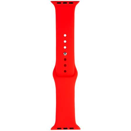 Ремешок mObility силиконовый для Apple watch 38-40 mm S3-S4-S5-SE-S6 красный