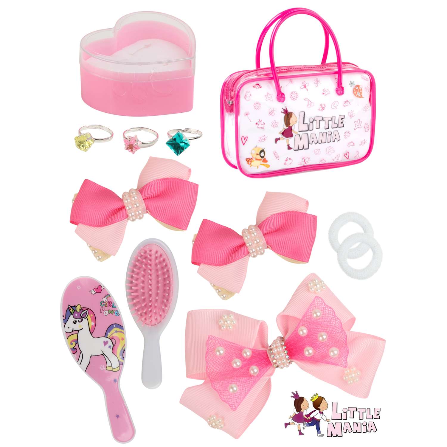 Набор аксессуаров для девочки Little Mania Принцесса Лесли 9 предметов - фото 1
